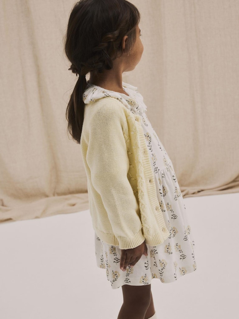 Lil' Atelier Kjole 3/4 Gavo Loose Coconut Milk - Billede 4