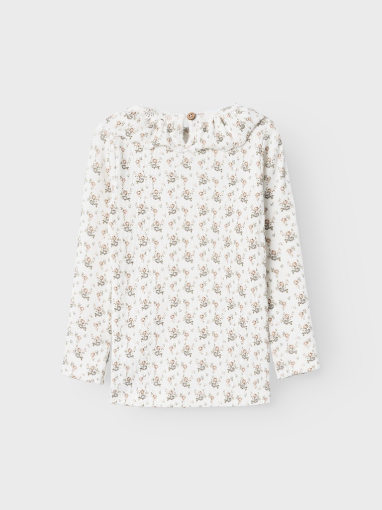 Lil' Atelier Bluse LS Gago Kni Slim Coconut Milk - Billede 2