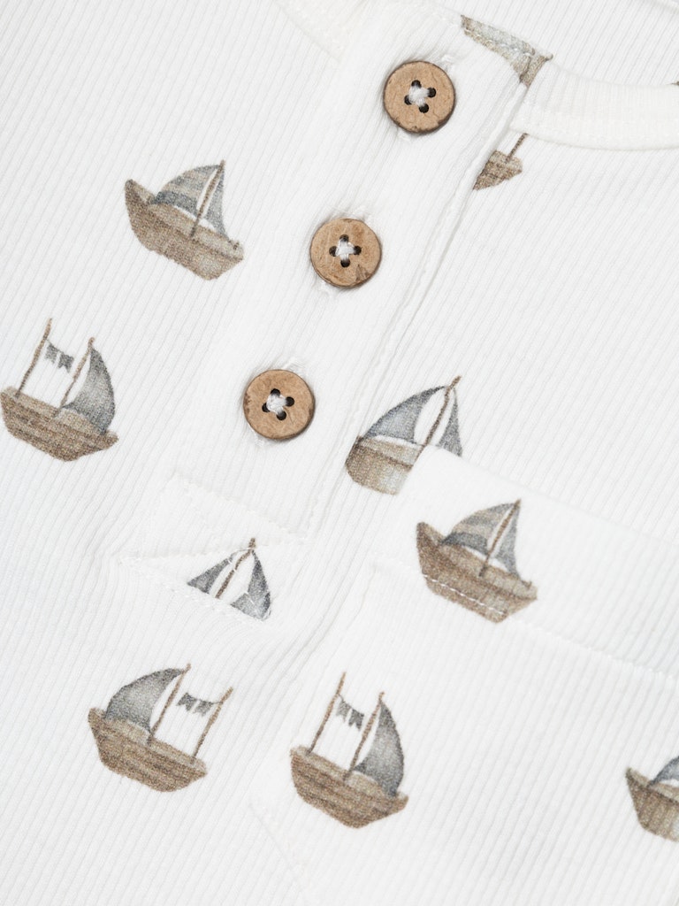 Lil' Atelier Bluse LS Gavo Slim Coconut Milk - Billede 2