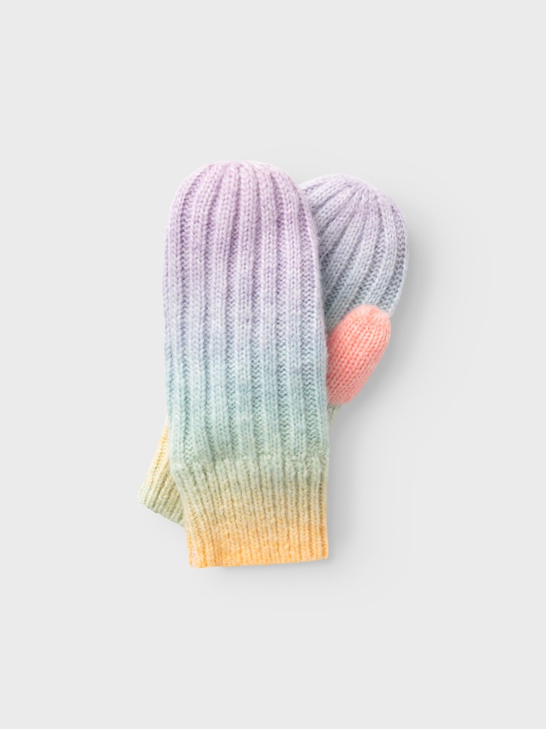 Name It Luffer Strik Marshmellow Mittens Moonlite Mauve - Billede 2