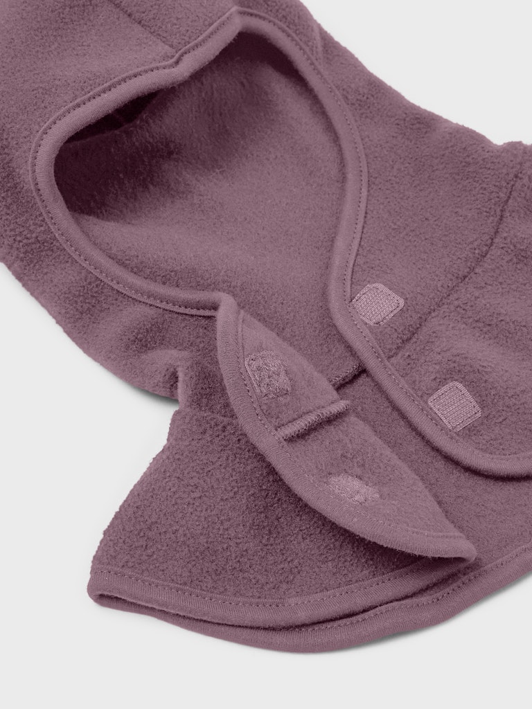 Name It Elefanthue Mini Mar Balaclava Fleece Grape Shake - Billede 3