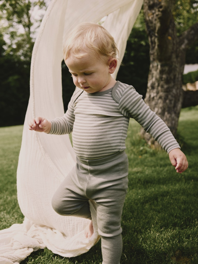 Lil' Atelier Body Uld LS Fable Slim Sandshell - Billede 2