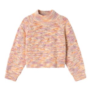 Name It Bluse Strik LS Belina Short Peach Bloom