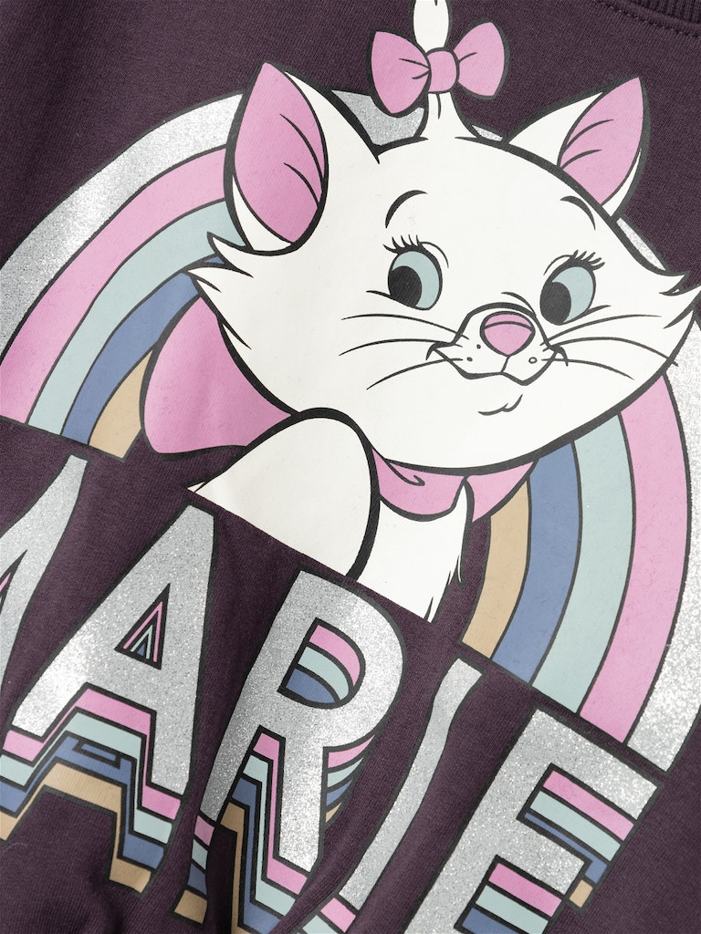 Name It Sweatshirt LS Fabine Aristocats Marie Plum Perfect - Billede 2
