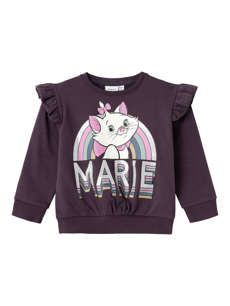 Name It Sweatshirt LS Fabine Aristocats Marie Plum Perfect