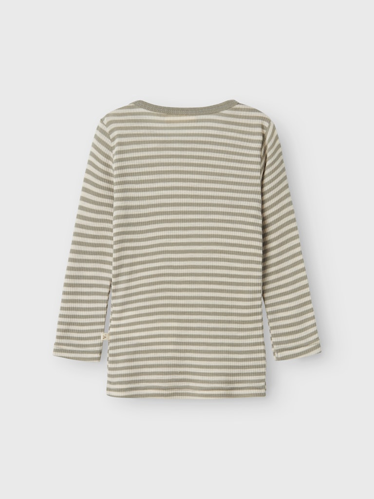 Lil' Atelier Uld Bluse LS Fable Laurel Oak - Billede 3