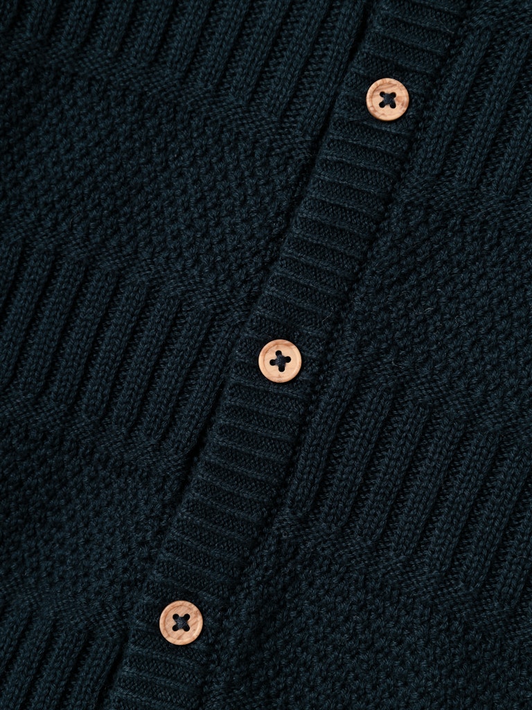 Name It Cardigan LS Strik Nabel Dark Sapphire - Billede 3
