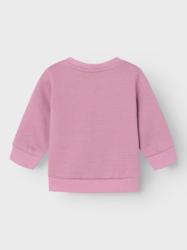 Name It Sweatshirt LS Baby Olvine Mauve Orhid - Billede 2