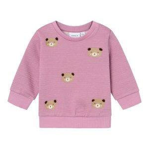 Name It Sweatshirt LS Baby Olvine Mauve Orhid