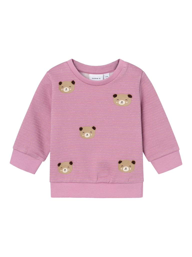 Name It Sweatshirt LS Baby Olvine Mauve Orhid