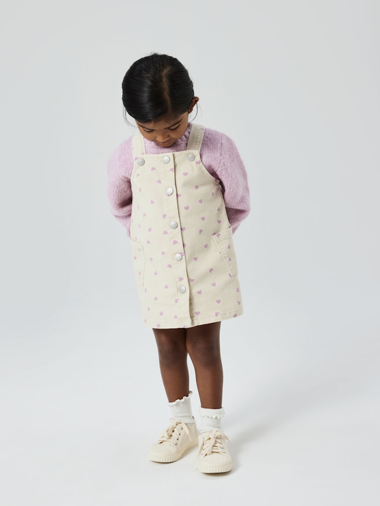 Name It Kjole SL Fane Spencer Summer Sand - Billede 4