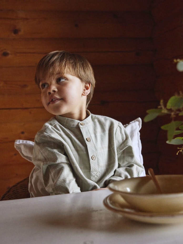 Lil' Atelier Skjorte LS Odo Seagrass - Billede 4