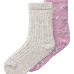 Name It Sokker Olinne 2-pak Mauve Orhid