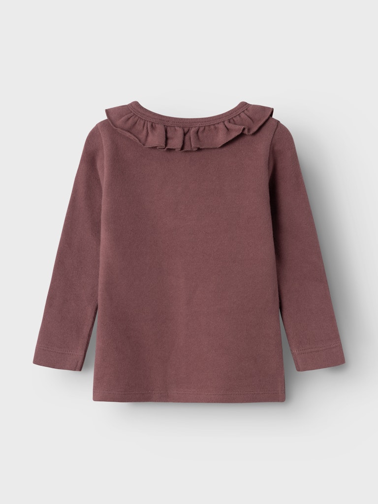 Lil' Atelier Bluse LS Thoro Hou Slim Rose Brown - Billede 3