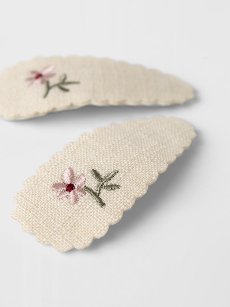 Lil' Atelier Hårspænde Acc-Olala 2-pak Hair Clips Birch - Billede 2