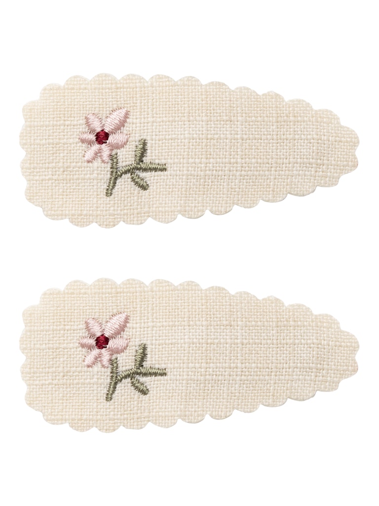 Lil' Atelier Hårspænde Acc-Olala 2-pak Hair Clips Birch