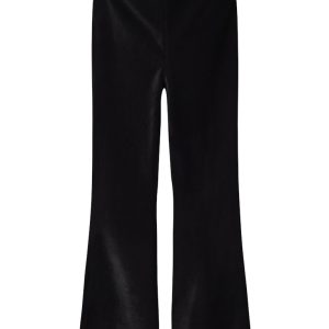 Name It Bukser Kids Oringe Velour Bootcut Black