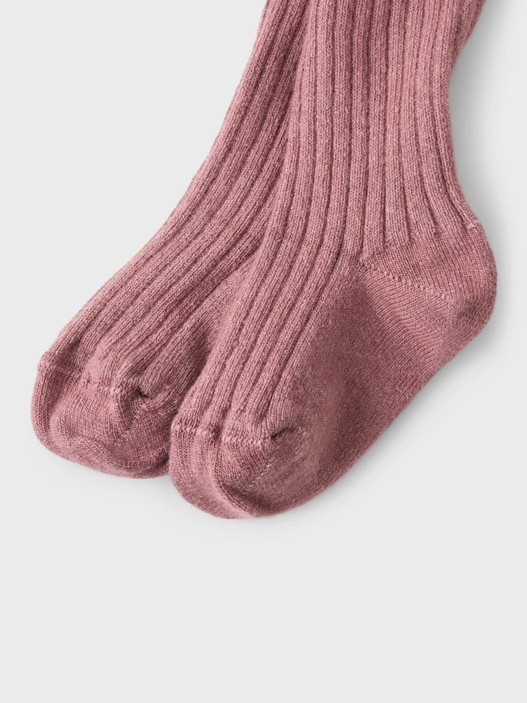 Lil' Atelier Strømpebukser Filso Baby Dilo Rose Brown - Billede 3