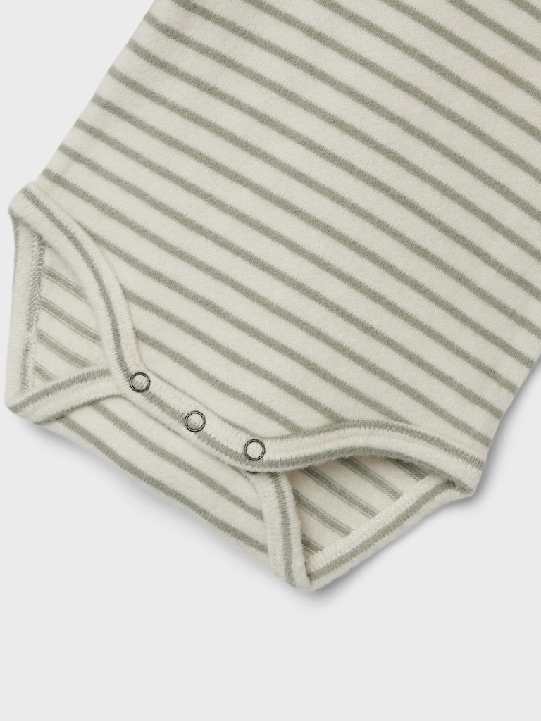 Lil' Atelier Body LS Thoro Slim Stripe Birch - Billede 4