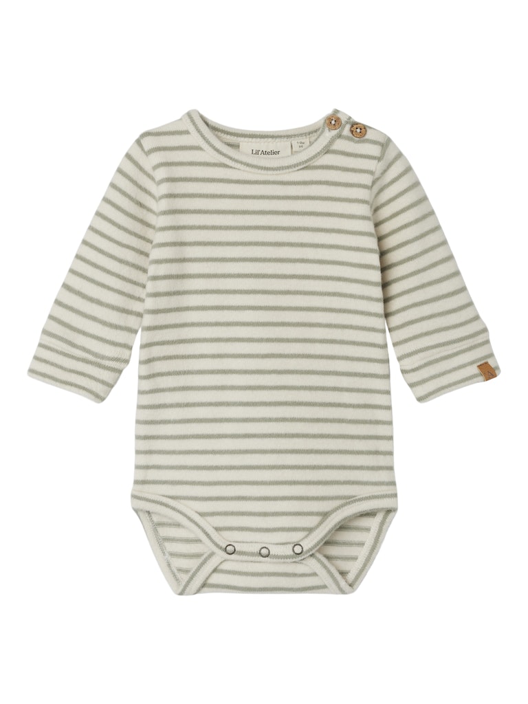 Lil' Atelier Body LS Thoro Slim Stripe Birch