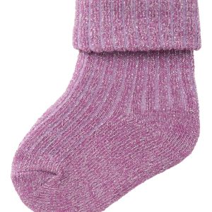Name It Sokker Baby Nobba Glitter Mauve Ochid