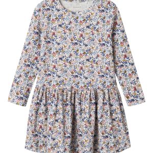 Name It Kjole Mini LS Kyla Cloud Dancer