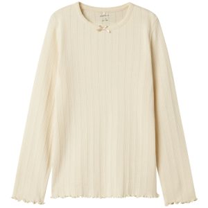 Name It T-shirt LS Kids Nolea Slim Parchment