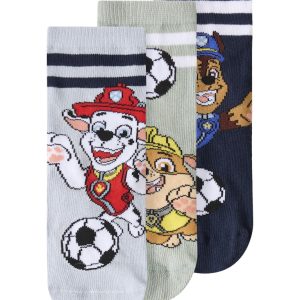 Name It Sokker Mini 3-pak Jonathan Paw Patrol Dusty Blue