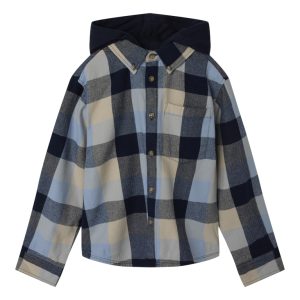 Name It Skjorte Kids LS Larry Overshirt Navy Blazer