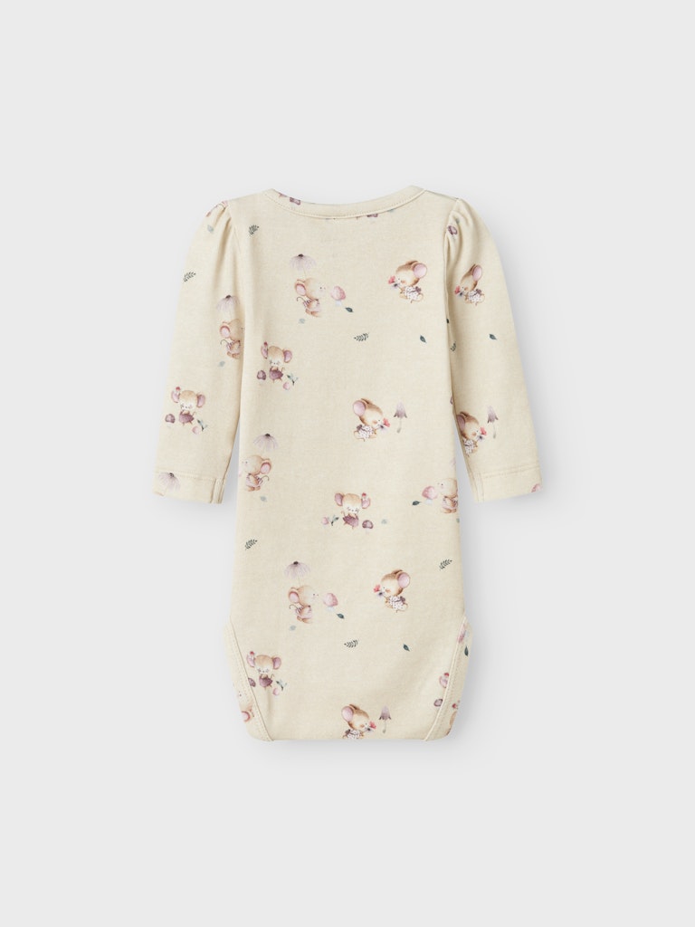 Name It Body LS Latia Peyote Melange - Billede 3