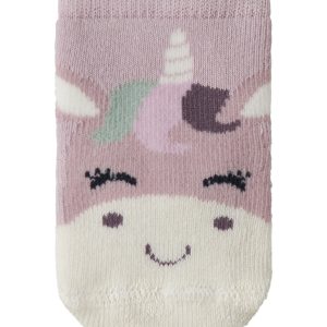 Name It Sokker Baby Unicorn Terry Frotte Burnished Lilac
