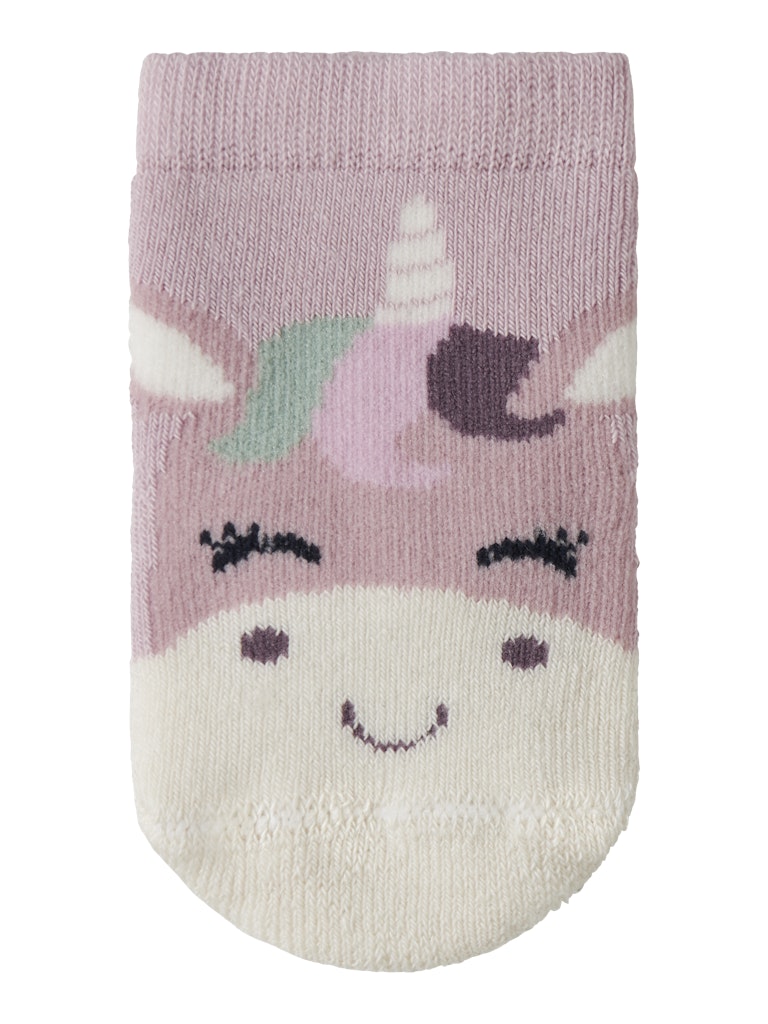 Name It Sokker Baby Unicorn Terry Frotte Burnished Lilac