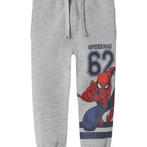 Name It Sweatpants Mini Adam Spiderman Grey Melange