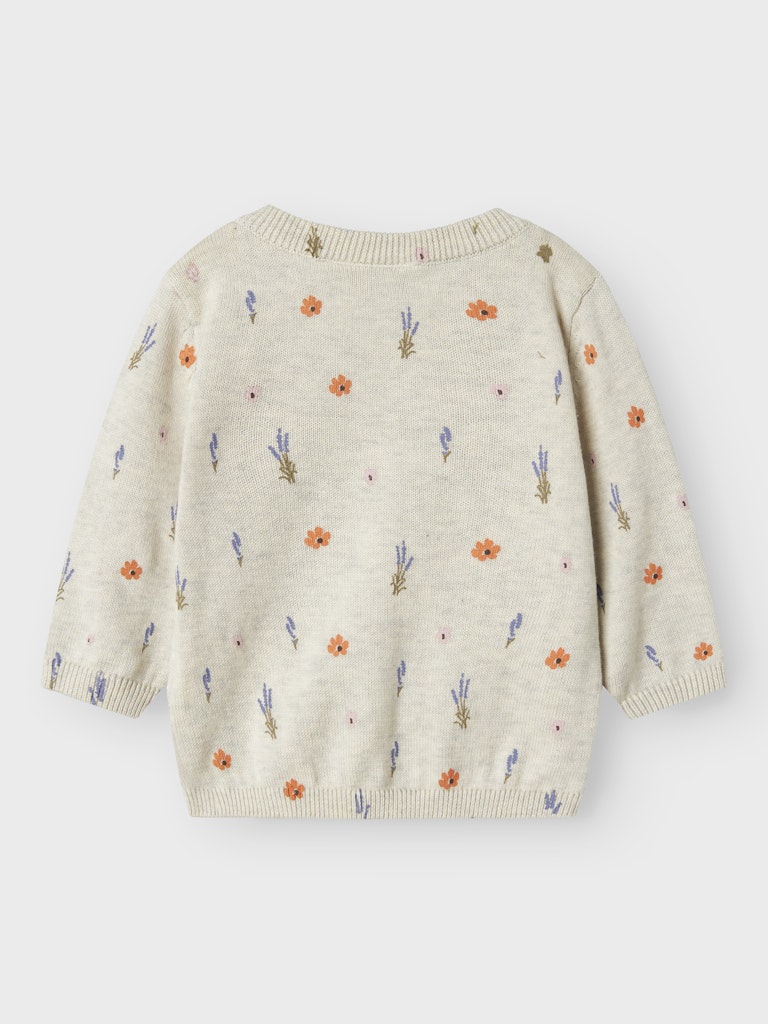 Name It Cardigan LS Strik Baby Ohio Peyote Melange - Billede 2