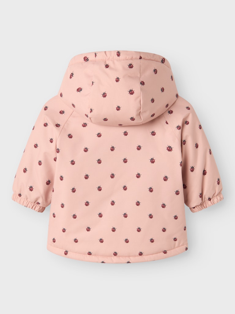 Lil' Atelier Vinterjakke Baby Snow05 Mariehøne AOP Misty Rose - Billede 2