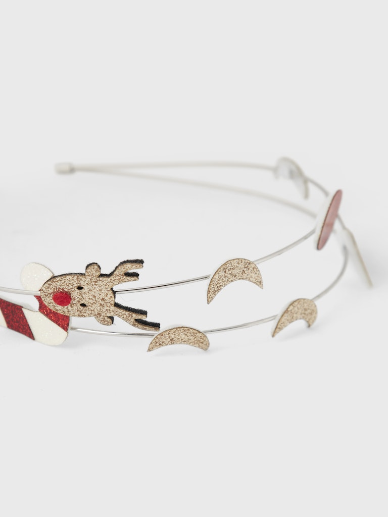 Name It Hårbøjle Christmas Hairbrace Silver - Billede 2
