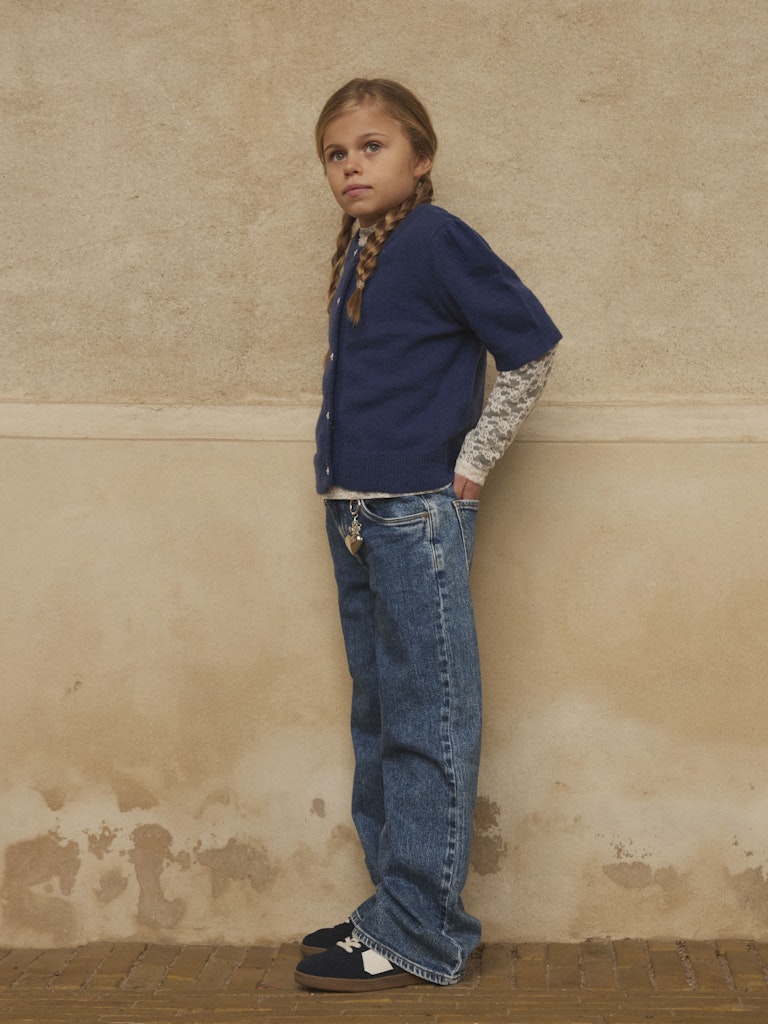 Name It Cardigan Kids LS Strik Abeth 2/4 Blueprint - Billede 5