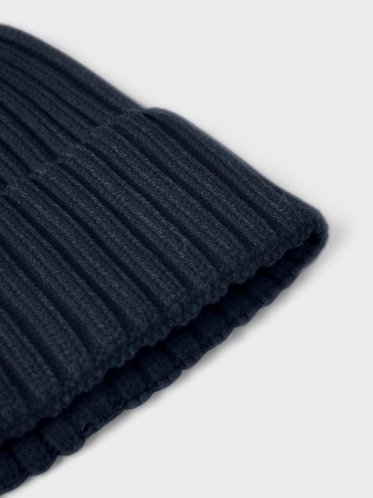 Name It Strik Hue Kids Mab Beanie Navy Blazer - Billede 2