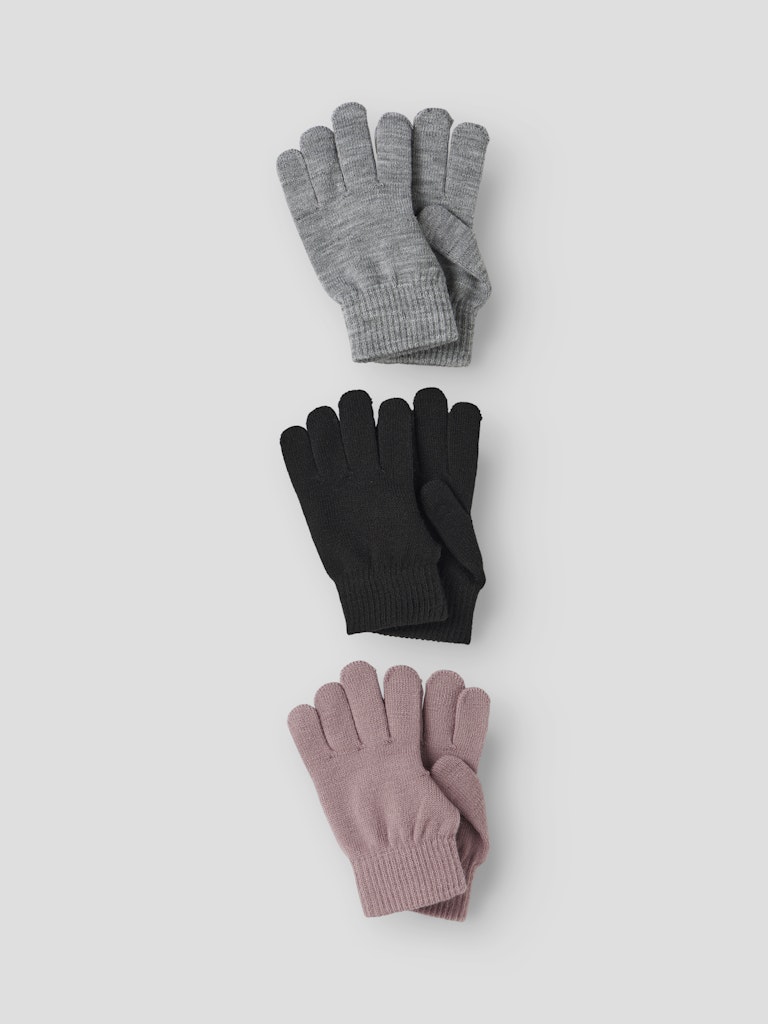 Name It Vanter Kids Magic Gloves 6-pak Black - Billede 2