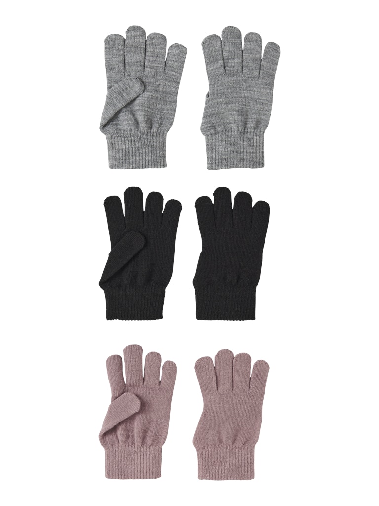 Name It Vanter Kids Magic Gloves 6-pak Black