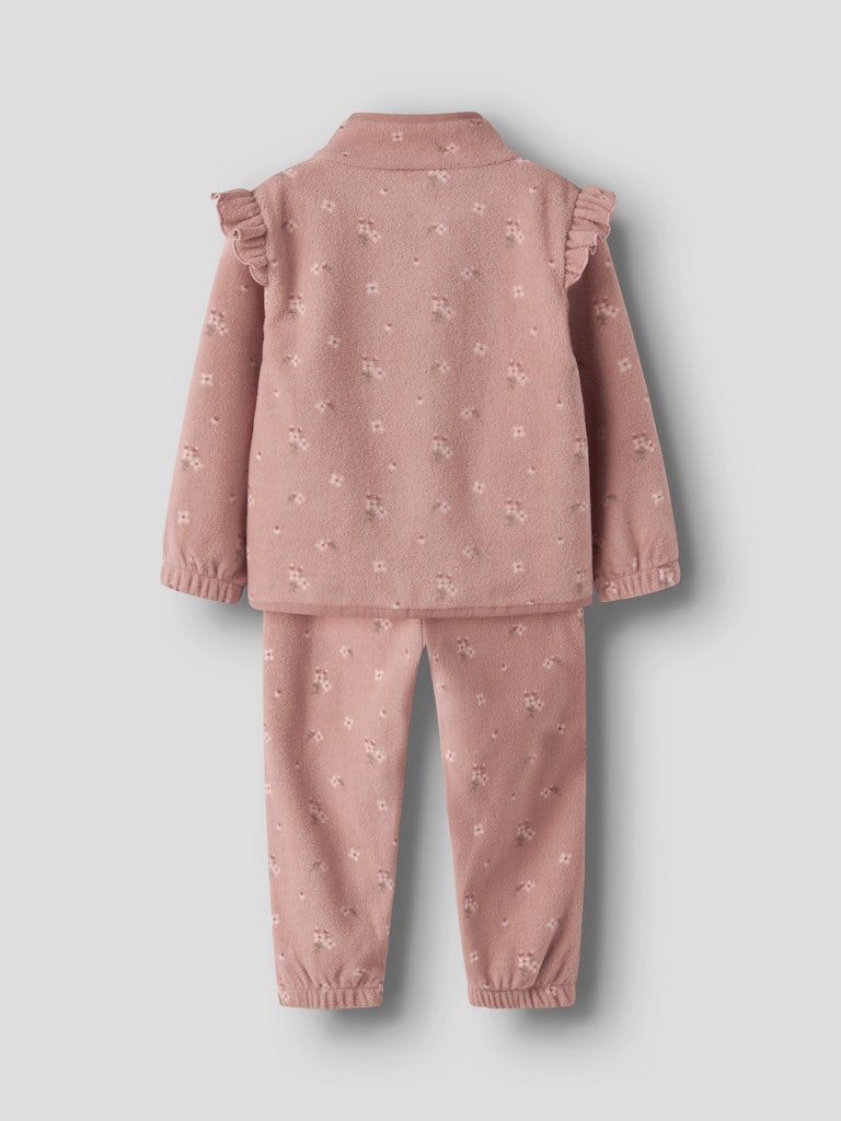 Lil' Atelier Fleece Sæt Mini Laspektra AOP Misty Rose - Billede 2