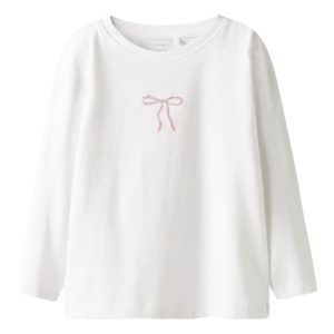 Name It T-shirt Mini LS Rosita Bright White