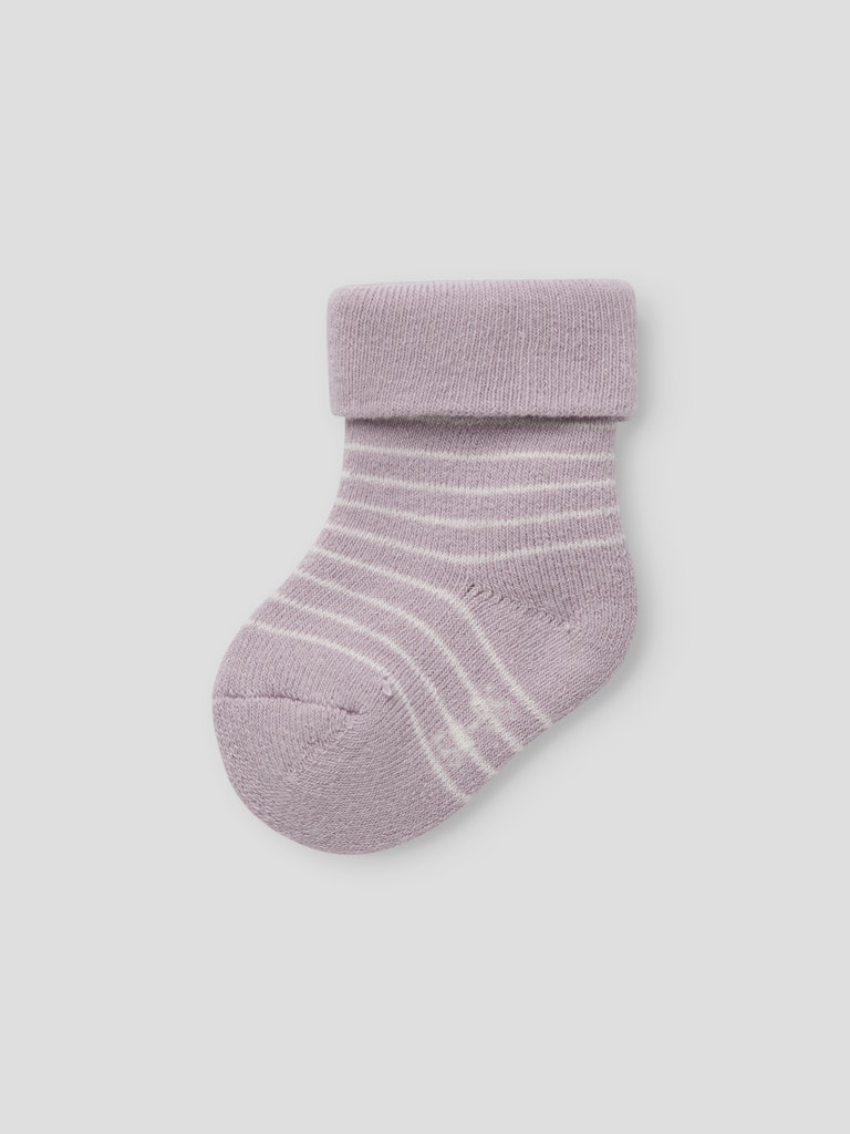 Name It Sokker Baby Rifia 2-pak Terry Frotte Keepsake Lilac - Billede 3