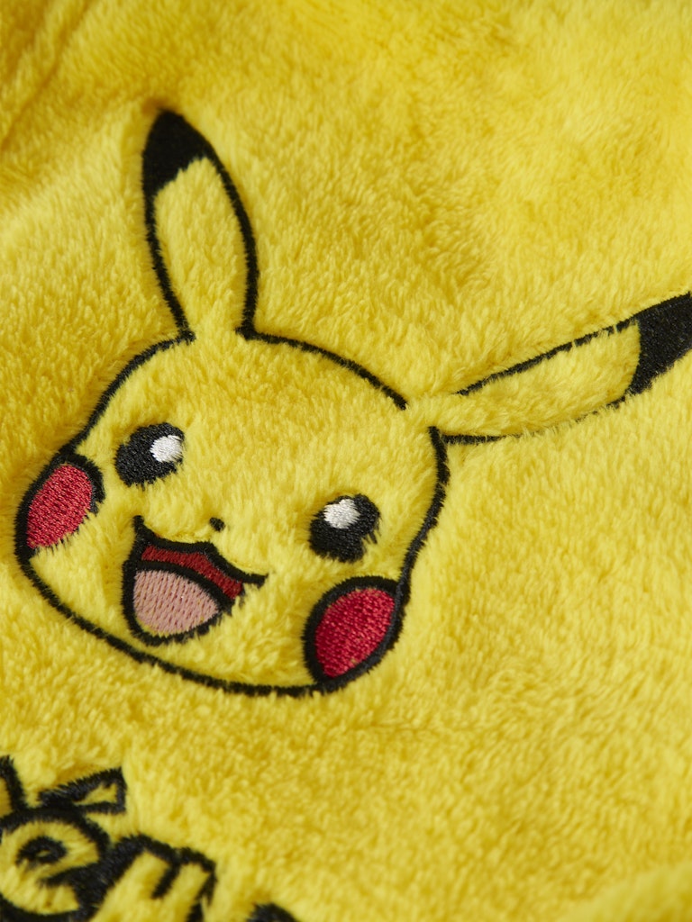 Name It Badekåbe Kids Osbit Pokemon Vibrant Yellow - Billede 4