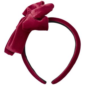 Name It Hårbøjle Relvet Christmas Hairbrace Jester Red