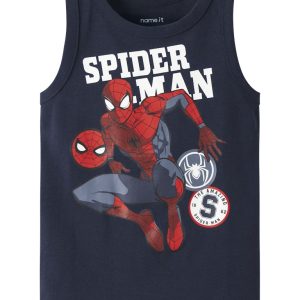 Name It Undertrøje Mini Ovile Spiderman Tank Top Navy Blazer