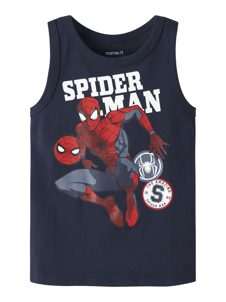 Name It Undertrøje Mini Ovile Spiderman Tank Top Navy Blazer
