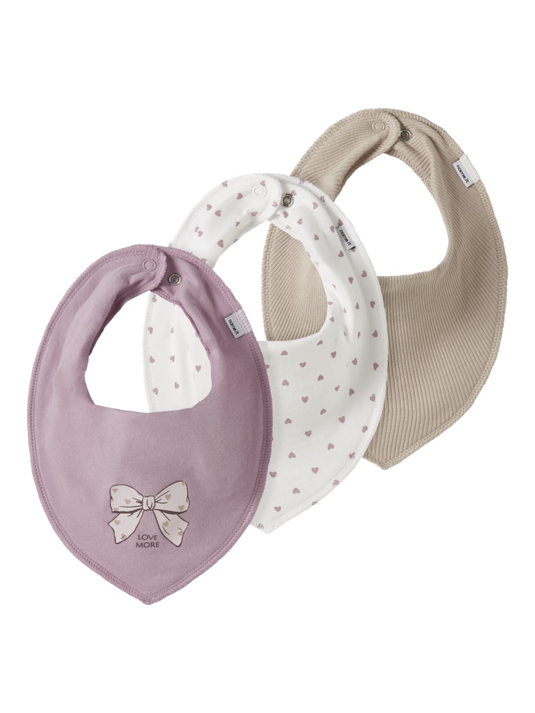 Name It Hagesmæk 3-pak YvetteNice Scarf Rib Keepsake