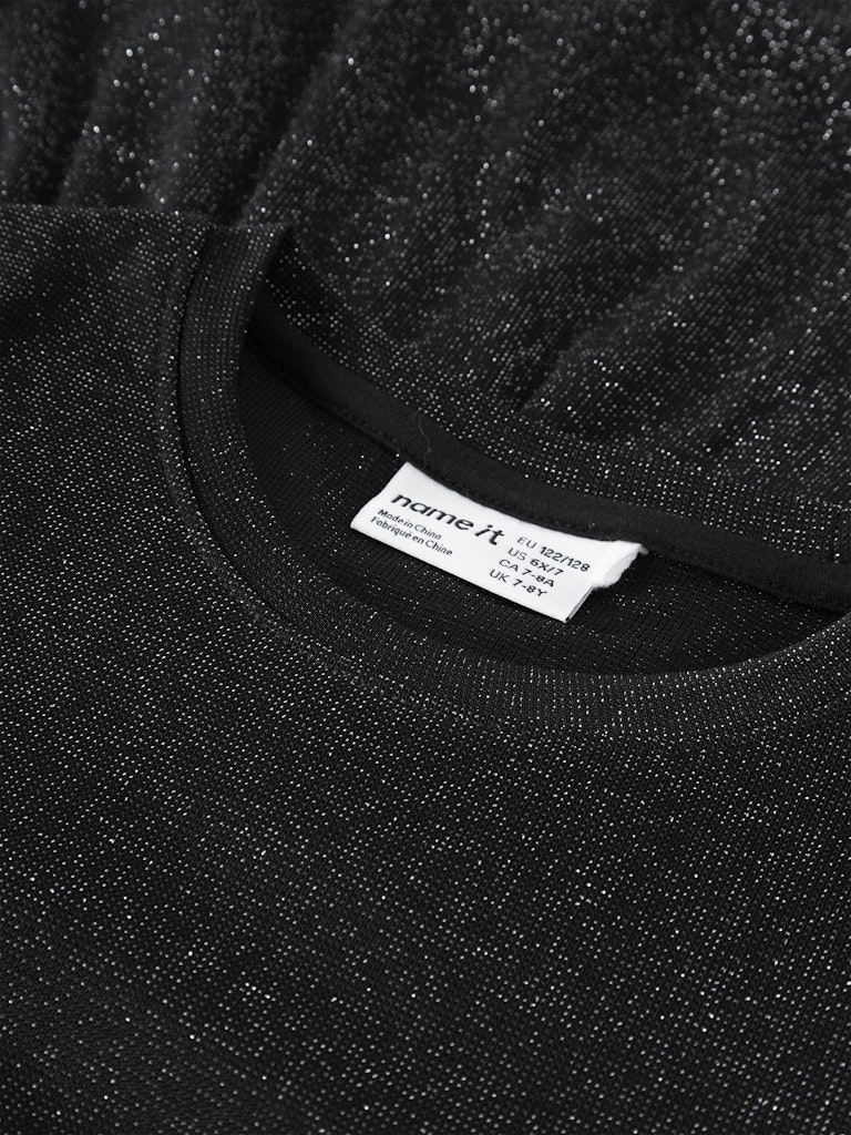 Name It Bluse Kids LS Rokia Black - Billede 3
