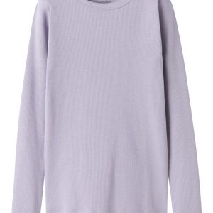 Name It Top Kids LS Nakal Lavender Gray